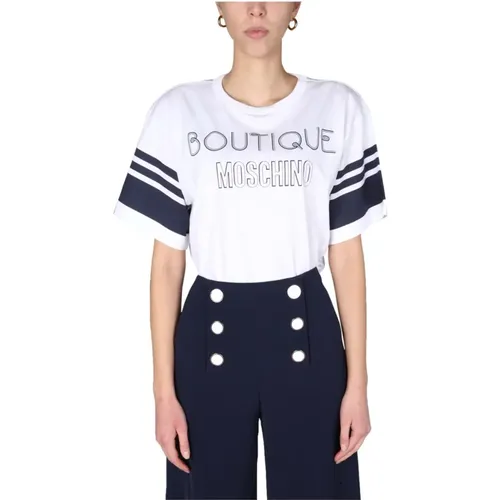 Ailor Mood T-Shirt , female, Sizes: 2XS - Boutique Moschino - Modalova