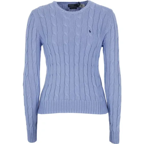Cotton Sweater with Iconic Pony Logo , female, Sizes: M, XS - Ralph Lauren - Modalova