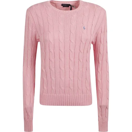 Knit Polo Sweatshirt , female, Sizes: L - Ralph Lauren - Modalova