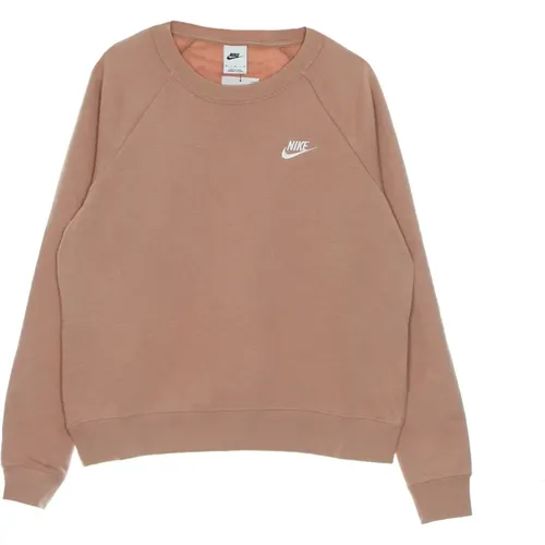 Essential Fleece Crew Damen Sweatshirt , Damen, Größe: S - Nike - Modalova