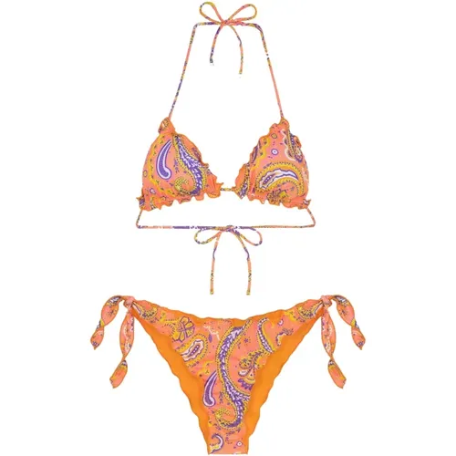 Bikini Triangolo E Slip Nodi Regolabile Frou Frou Sunrise - F**k - Modalova