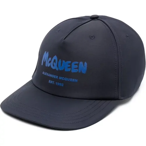 Blaue Hüte von , Herren, Größe: M - alexander mcqueen - Modalova