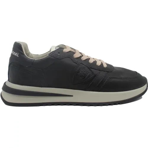 Stylische Sneakers - Tropez Noir , Herren, Größe: 41 EU - Philippe Model - Modalova