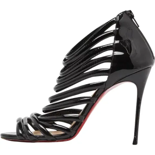 Pre-owned Leather heels , female, Sizes: 6 1/2 UK - Christian Louboutin Pre-owned - Modalova