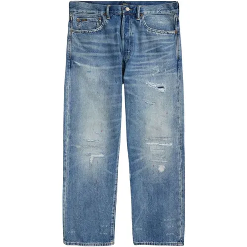 Verwaschene Indigo Jeans , Herren, Größe: W34 - Ralph Lauren - Modalova