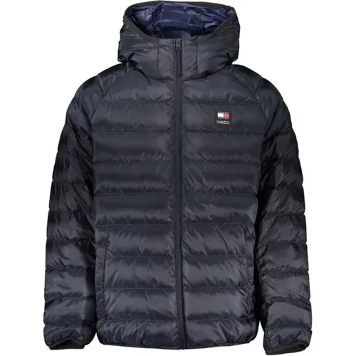 Schicke Kapuzenjacke aus recyceltem Polyester , Herren, Größe: L - Tommy Hilfiger - Modalova