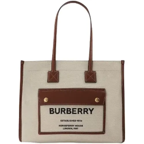 Pre-owned Cotton totes , female, Sizes: ONE SIZE - Burberry Vintage - Modalova