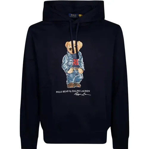 Bear Hoodie Sweatshirt , male, Sizes: S, XL - Ralph Lauren - Modalova