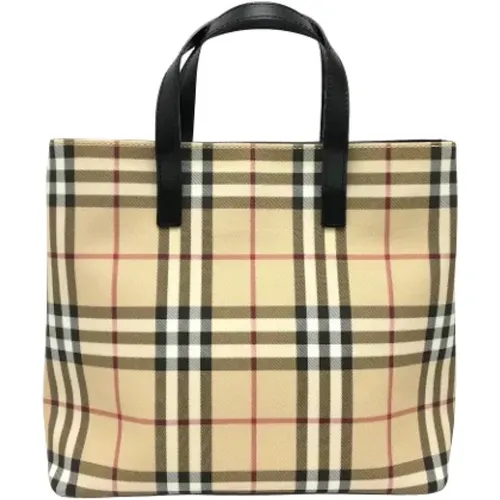 Pre-owned Canvas handbags , female, Sizes: ONE SIZE - Burberry Vintage - Modalova