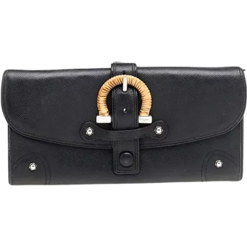 Pre-owned Leather wallets , female, Sizes: ONE SIZE - Salvatore Ferragamo Pre-owned - Modalova