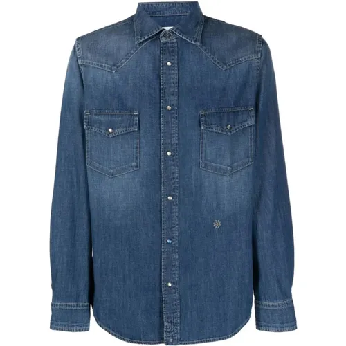 Denim Shirts for Men , male, Sizes: M - Jacob Cohën - Modalova