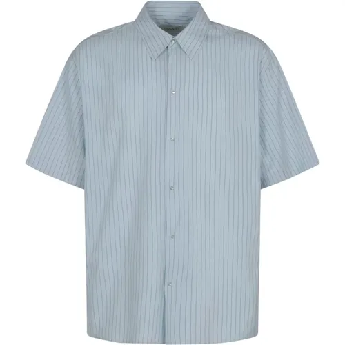 Reefer-Style Gestreiftes Hemd , Herren, Größe: L - Lanvin - Modalova