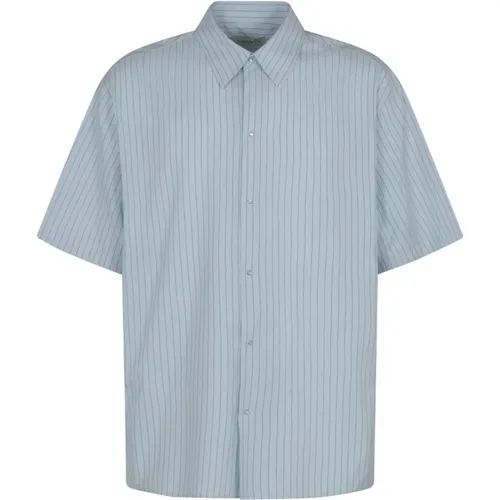 Reefer-Style Gestreiftes Hemd , Herren, Größe: XL - Lanvin - Modalova