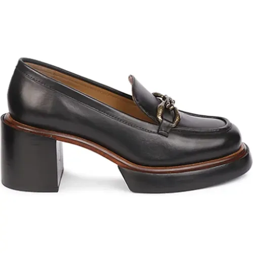 Handmade Leather Mocassino Pumps , female, Sizes: 5 UK, 6 UK - Emanuelle Vee - Modalova