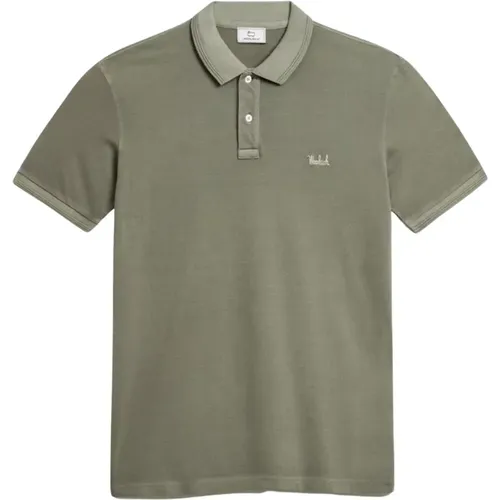 T-Shirt, Classic Style , male, Sizes: M, L, 2XL - Woolrich - Modalova