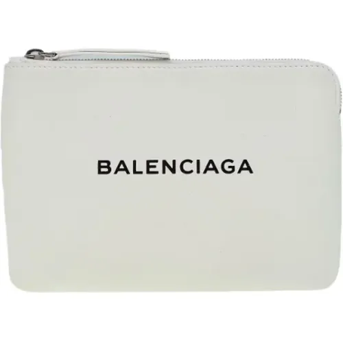 Pre-owned Leder clutches , Damen, Größe: ONE Size - Balenciaga Vintage - Modalova