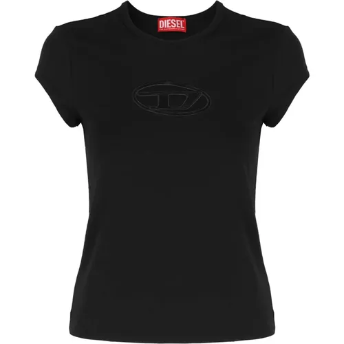 Stylisches Damen T-Shirt , Damen, Größe: L - Diesel - Modalova