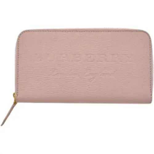 Rosa Geldbörse mit Goldener Seitentasche - Burberry - Modalova