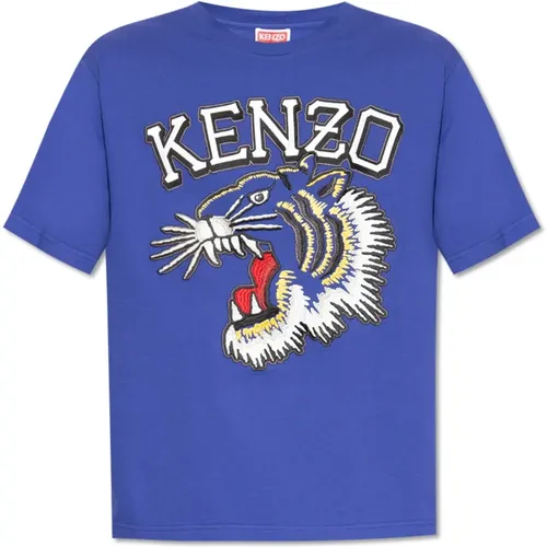 T-Shirt mit Logo , Herren, Größe: L - Kenzo - Modalova