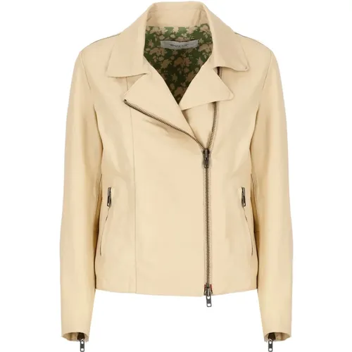Leather Biker Jacket , female, Sizes: XS, M - Bully - Modalova