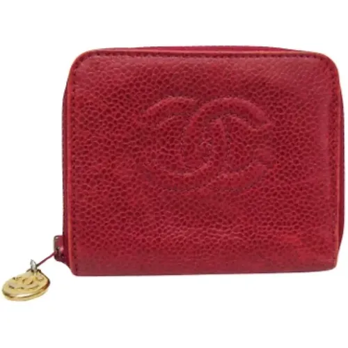 Pre-owned Leather wallets , female, Sizes: ONE SIZE - Chanel Vintage - Modalova