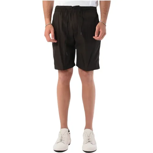 Wool Bermuda Shorts with Elastic Waist , male, Sizes: S, L, 2XL - PT Torino - Modalova