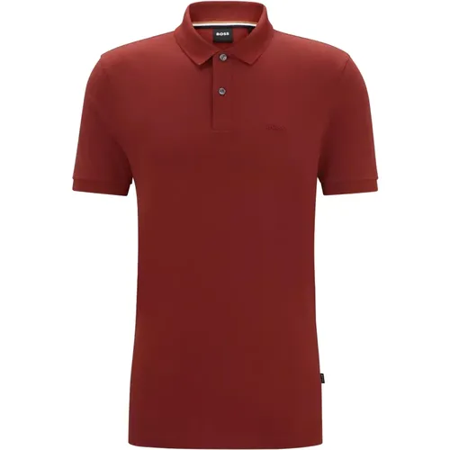 Pique Polo Shirt , Herren, Größe: 2XL - Boss - Modalova