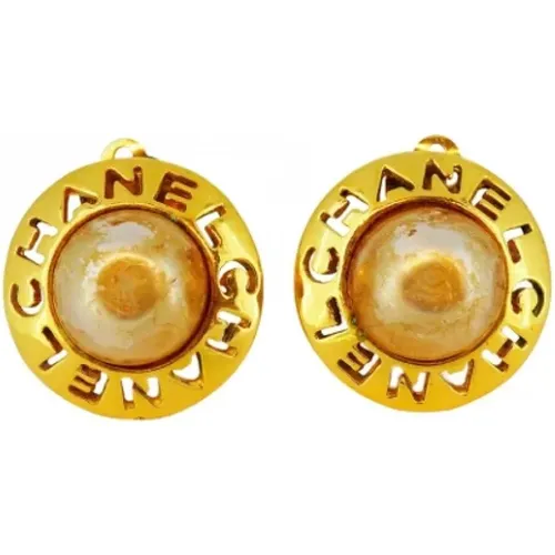 Pre-owned Fabric earrings , female, Sizes: ONE SIZE - Chanel Vintage - Modalova