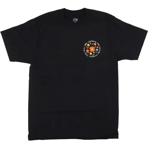 City Flowers Classic Tee Mens T-Shirt , male, Sizes: S, XL, L - Obey - Modalova