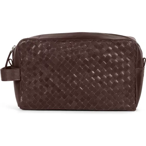 Braided Washbag John Dark , male, Sizes: ONE SIZE - Howard London - Modalova