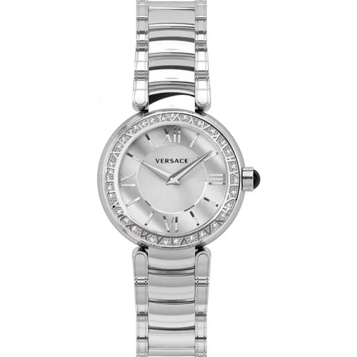 LED Lady Diamond Bracelet Watch , female, Sizes: ONE SIZE - Versace - Modalova