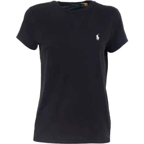 Baumwoll Polo T-Shirt , Damen, Größe: XL - Polo Ralph Lauren - Modalova