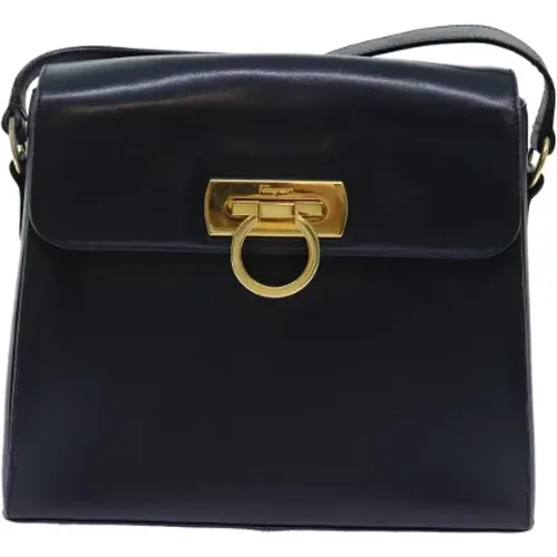 Pre-owned Leather shoulder-bags , female, Sizes: ONE SIZE - Salvatore Ferragamo Pre-owned - Modalova