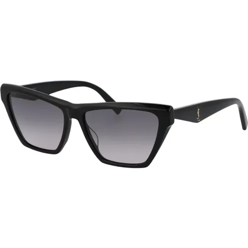 Stylische Sonnenbrille SL M103 , Damen, Größe: 58 MM - Saint Laurent - Modalova