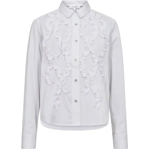 Ruffle Shirt Bluse Weiß Co'Couture - Co'Couture - Modalova