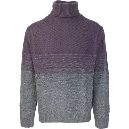 Sweater High Neck Bicolor Knit , male, Sizes: S, L - PS By Paul Smith - Modalova