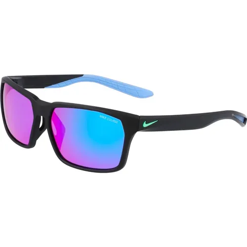 Maverick Matte /Blue Sunglasses - Nike - Modalova