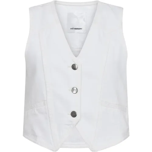 VikaCC Denim Vest , female, Sizes: L, M, XL, S, XS - Co'Couture - Modalova