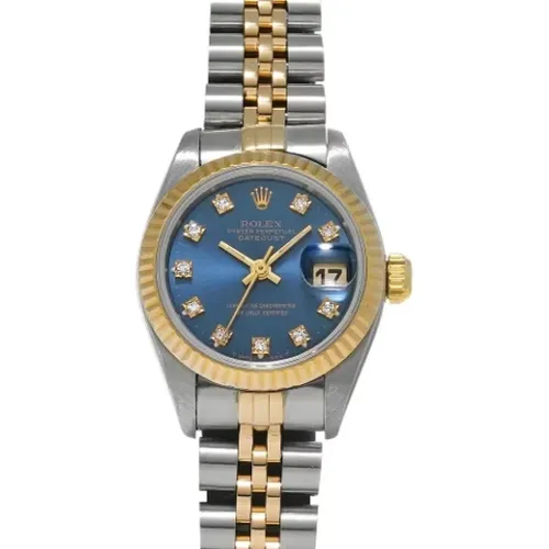 Pre-owned Stainless Steel watches , female, Sizes: ONE SIZE - Rolex Vintage - Modalova