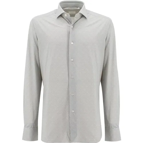 Men`s Clothing Shirts Grey Melange Aw23 , male, Sizes: 3XL, XL, 2XL - Xacus - Modalova