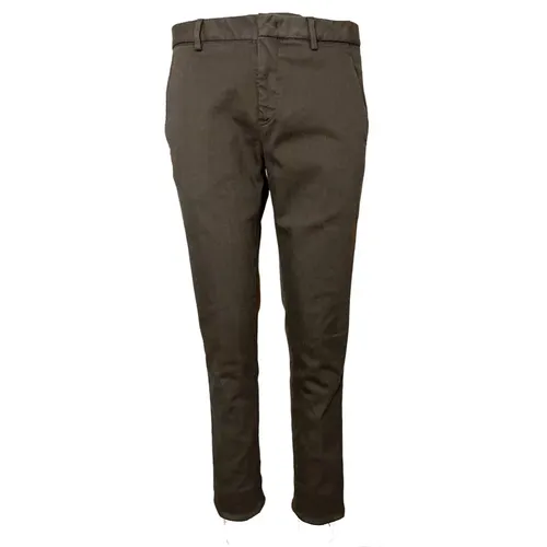 Wonder Fit Chinos - Dark , male, Sizes: W35, W34, W36 - Pt01 - Modalova