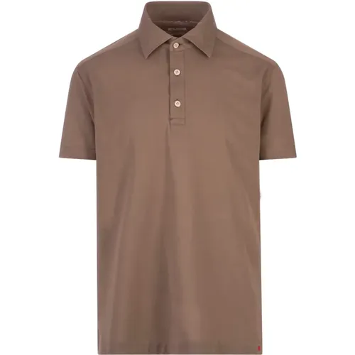 Cotton Polo Shirt Short Sleeve , male, Sizes: S, M - Kiton - Modalova