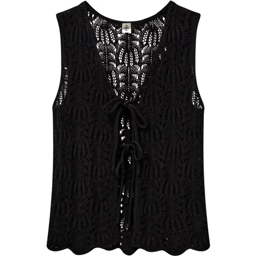 Elegant Egypt Crochet Vest , Damen, Größe: S - The Garment - Modalova