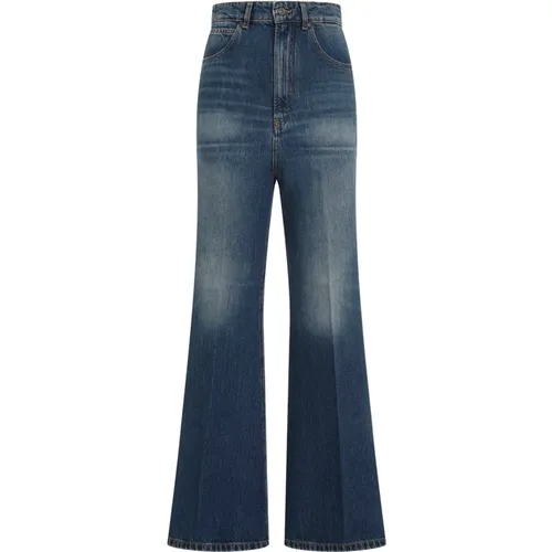 Blaue Jeans für Frauen Aw24 , Damen, Größe: W26 - Victoria Beckham - Modalova