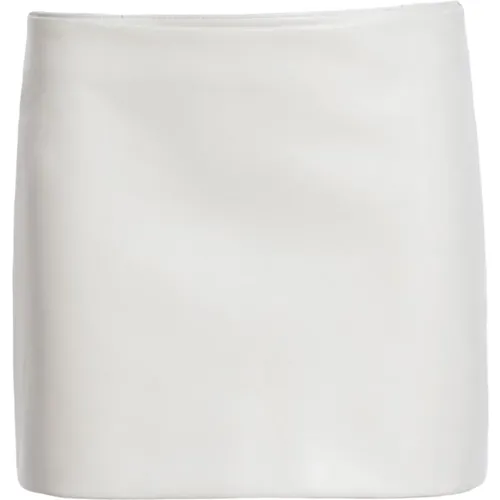 Lambskin Skirt , female, Sizes: XL - Khaite - Modalova