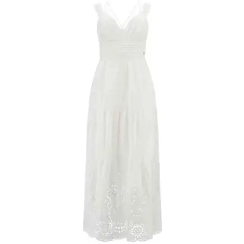 Langes Weißes Kleid Guess - Guess - Modalova
