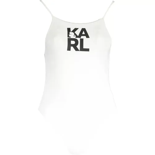 One-Piece Swimsuit with Print , female, Sizes: XS - Karl Lagerfeld - Modalova