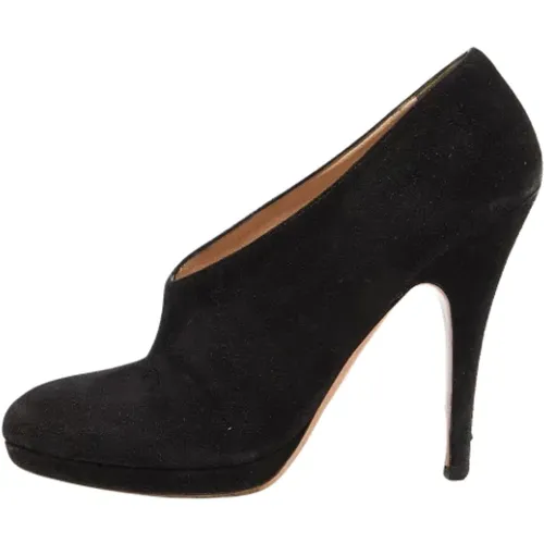 Pre-owned Wildleder heels , Damen, Größe: 38 EU - Prada Vintage - Modalova