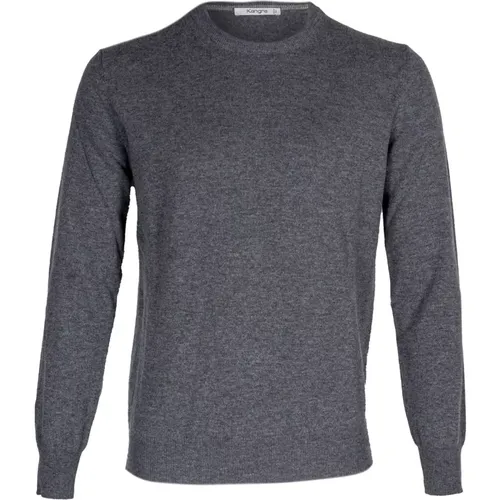 Herren Rundhals Pullover. Langarm. Wolle & Kaschmir - Kangra - Modalova