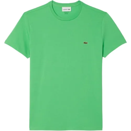 Grüne T-Shirt und Polo Kollektion , Herren, Größe: 2XL - Lacoste - Modalova